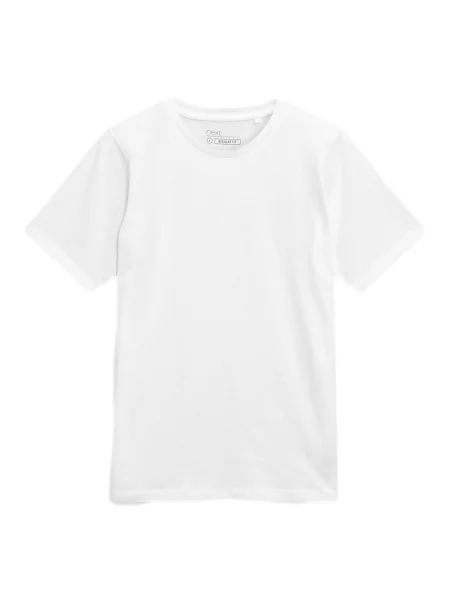 Next Tricou Essential' alb