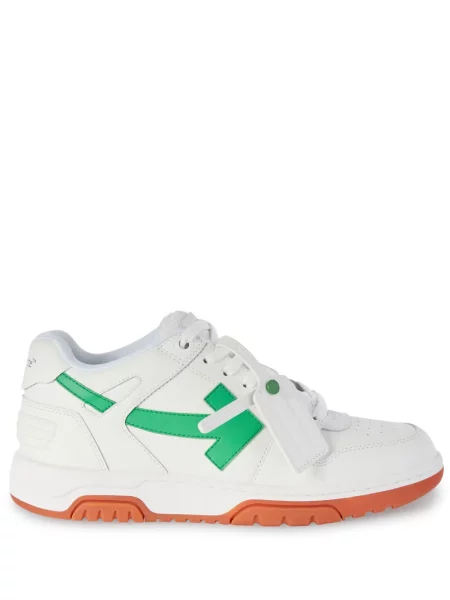 Sneakerși Off-white din piele business