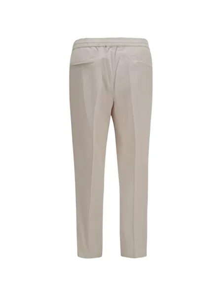Pantaloni Brunello Cucinelli de catifea cord cu cordon
