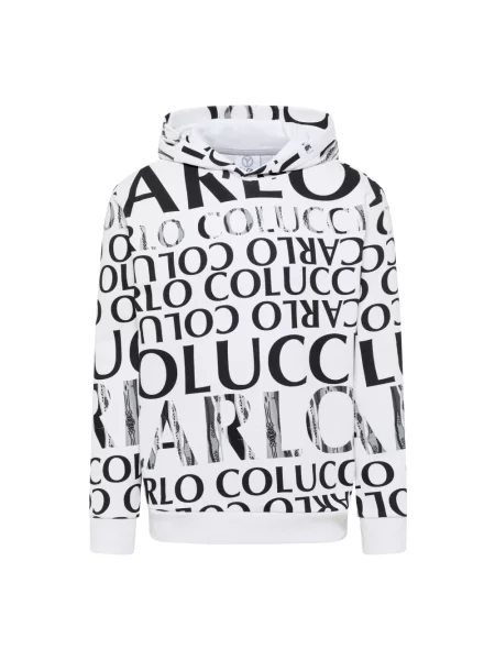 Bluza z kapturem Carlo Colucci biała