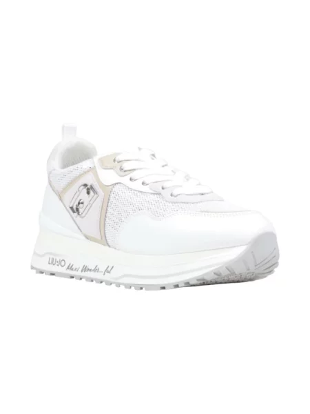 Sneakersy Liu Jo sznurowane białe