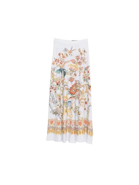 Maksi wielobarwność spódnica maxi Etro