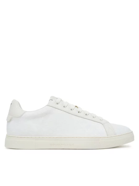 Sneakersy Emporio Armani białe