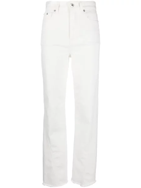 Blugi drepți Lanvin alb