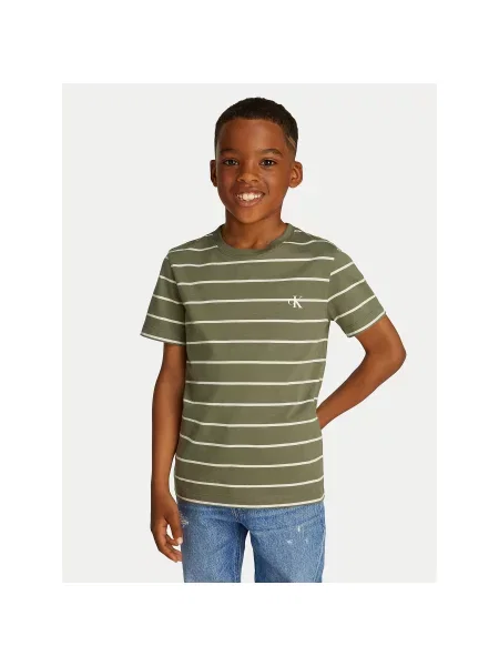 Majica Calvin Klein Jeans zelena