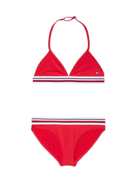 Tommy Hilfiger Maudymosi kostiumėlis raudona