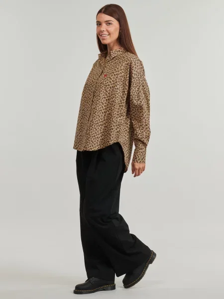 Bluza Pieces smeđa