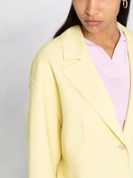 Sacou Ferragamo de lână galben