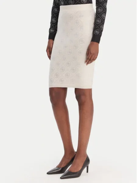 Guess Spódnica mini beżowy