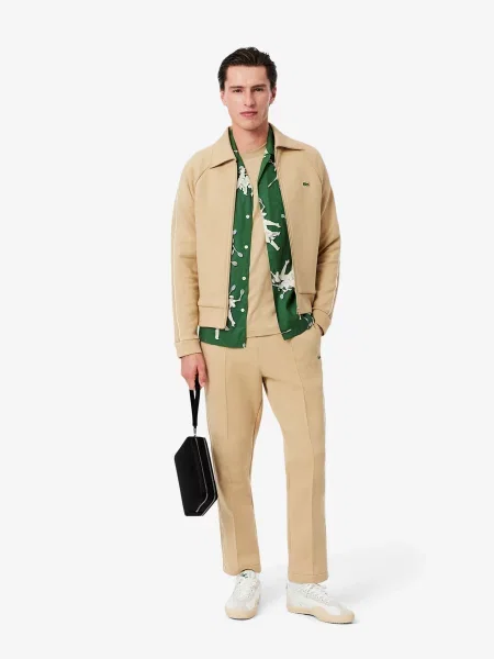 Кожаный кошелек Lacoste черный