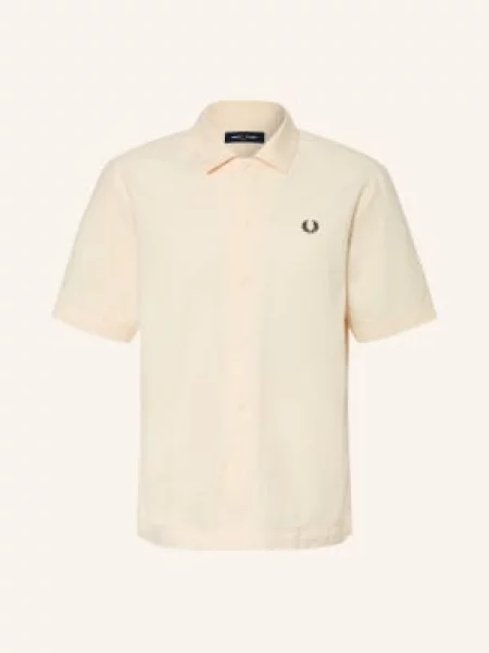 Fred Perry Košile S Krátkým Rukávem Comfort Fit režná