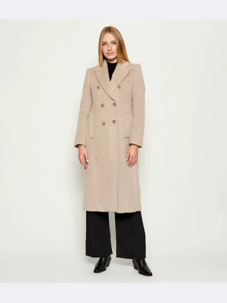 Marc Cain De lână palton bej
