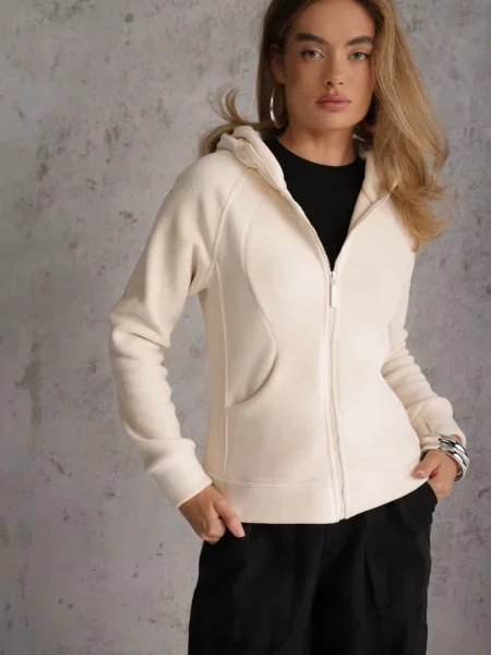 Polar Bluza z Kapturem w Stylu Sportowym Aproxia beżowy