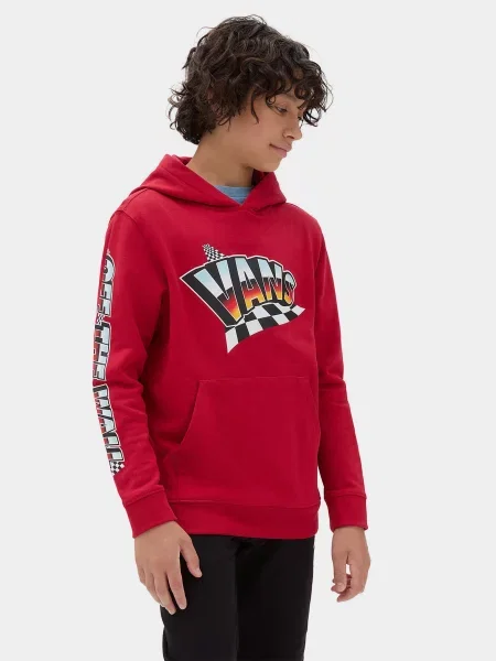 Детское худи Vans красное