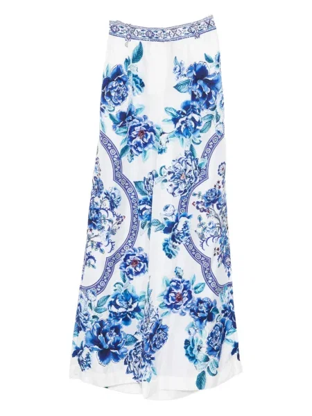 Pantaloni Camilla alb