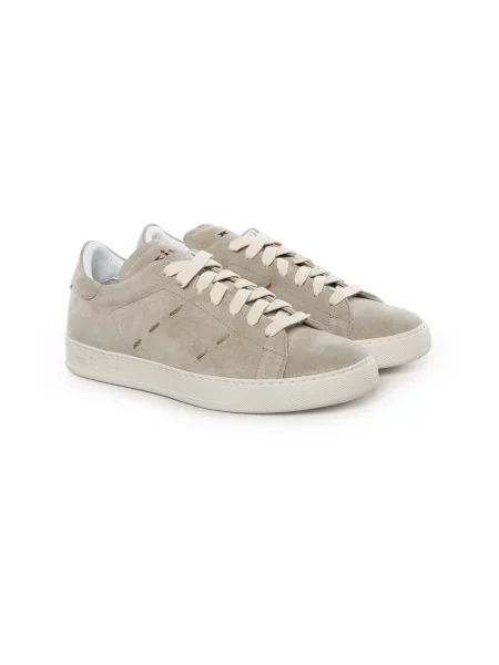 Sneakersy Kiton zamszowe beżowe
