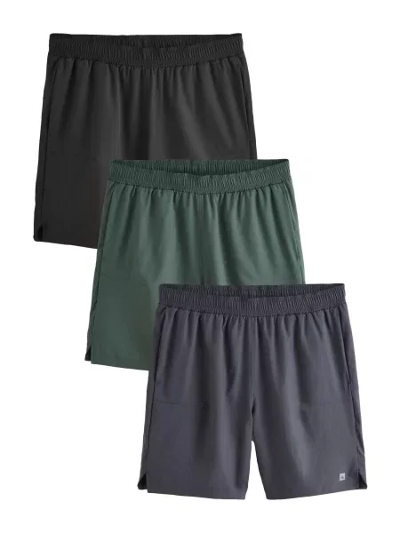 Next Pantaloni sport gri grafit / verde închis negru