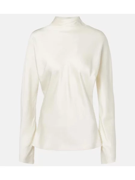Top Róhe din satin alb
