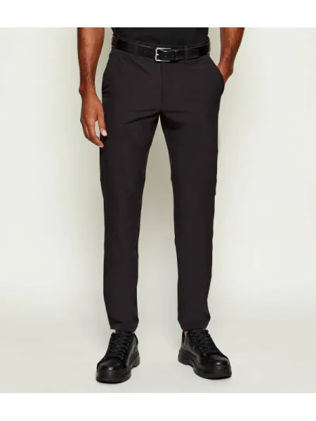 BOSS Pantaloni din T_Commuter negru