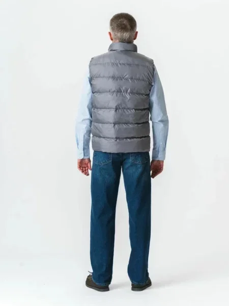 TEESHOPPEN Vestă Puffer Vest gri