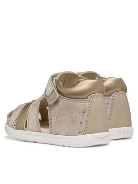 Sandály Geox B Sandal Macchia Gir béžová