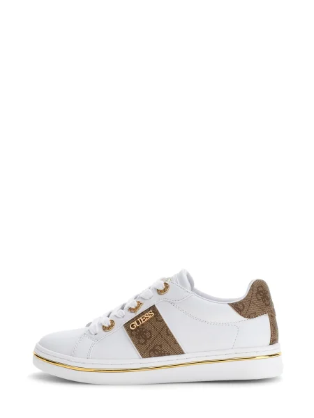 Sneakerși Guess alb