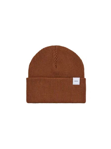 Makia Beanie Brown Unisex Nakrycia głowy Makia Size: One size brązowy