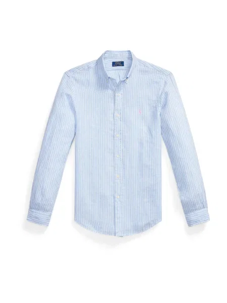 Polo Ralph Lauren Košulja svijetloplava / roza bijela