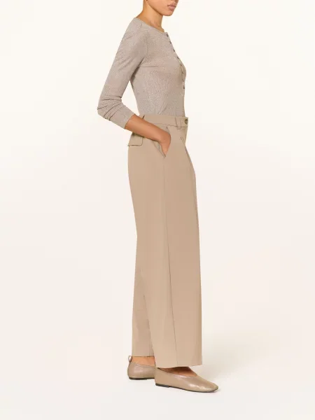 Opus Spodnie Z Marle Maiga Edgy beige beżowe