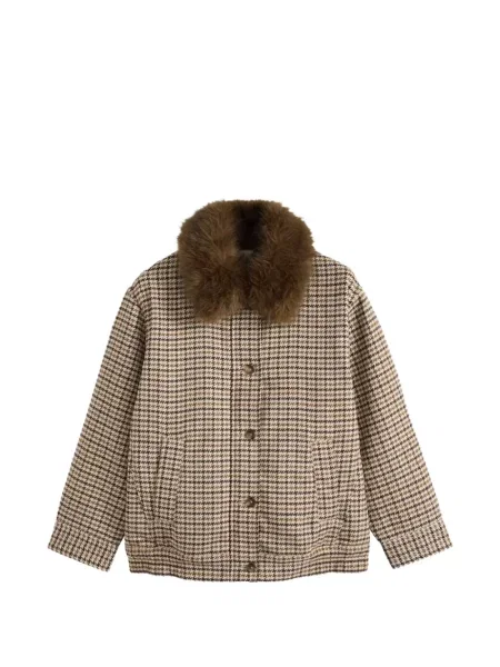 Gulerat geacă cu puf Levi's® cu model pepito cu blană gri