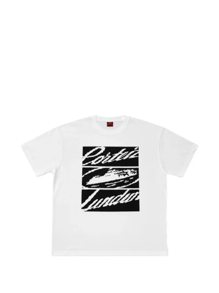 Tricou Corteiz cu imagine alb