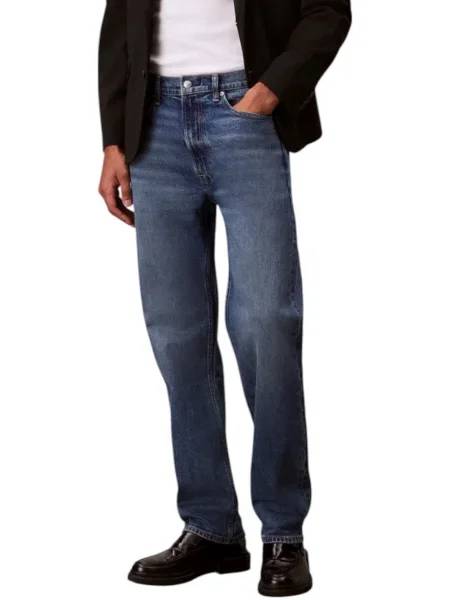 Kavbojke Calvin Klein črna