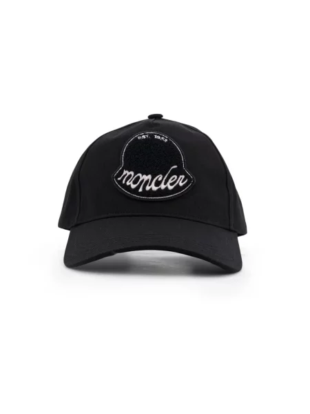 Czapka z daszkiem Moncler czarna