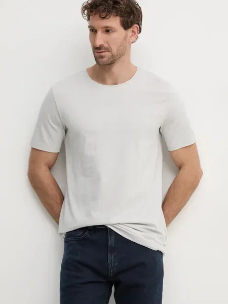 Тениска Lindbergh с изчистен дизайн сиво