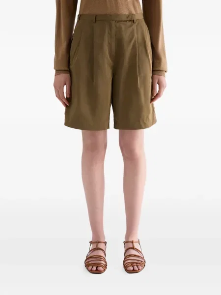 Pantaloni scurți Jil Sander maro