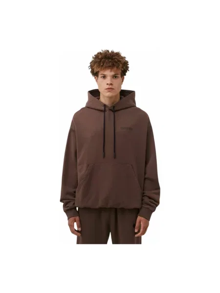 Bluza z kapturem Marcelo Burlon brązowa