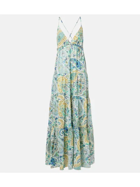 Rochie maxi Etro cu model paisley