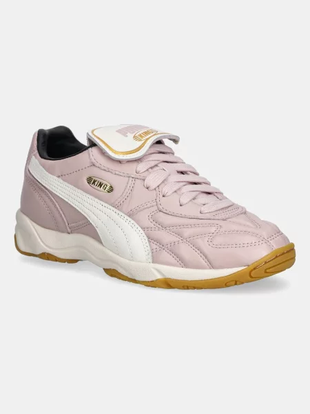 Puma Usnjene superge King Indoor roza