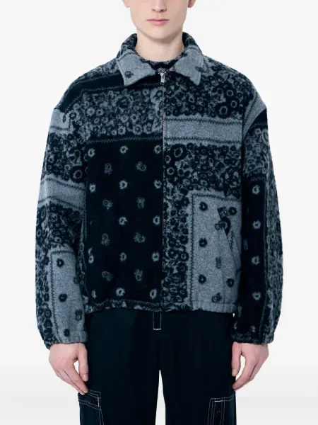 Geacă Nòmarythm Textile din fleece albastru