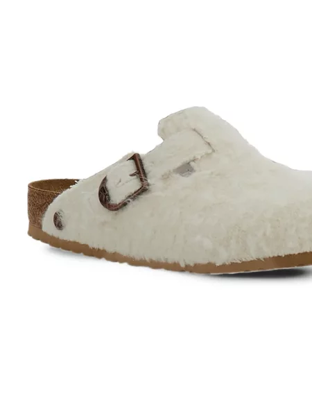 Sandale Birkenstock de lână cu cataramă