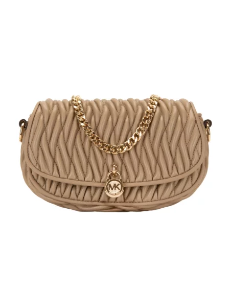 Torebka Michael Kors skórzana beżowa
