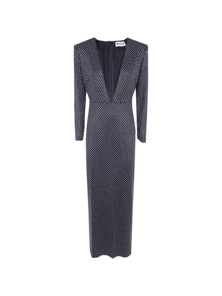 Rochie midi Rixo de mătase negru