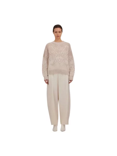 Sweter Herno wełniany beżowy