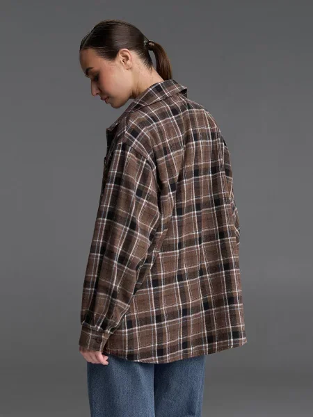 Сорочка повсякденна ISSA Plus мультиколор комбінований верх