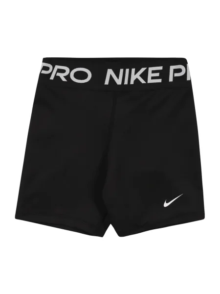 NIKE Pantaloni sport Nike Pro negru alb