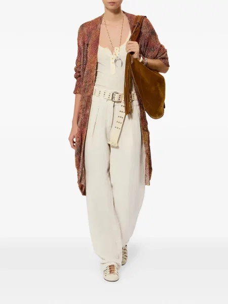 Lung cardigan Isabel Marant portocaliu