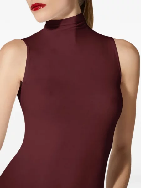 Body Wolford fără mâneci roșu