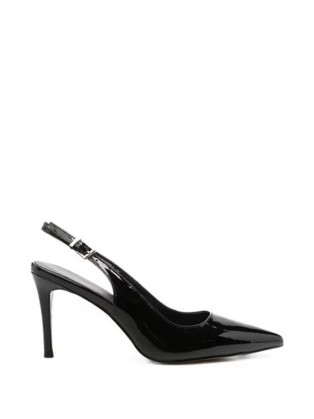 Pantofi cu toc Sergio Moretti Firenze slingback negru