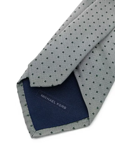 Cravată Michael Kors cu imprimeu geometric gri
