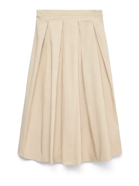 VERO MODA Fustă VMFRIBA taupe gri